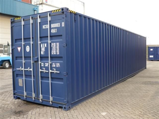 Buitenkant 40ft High cube container