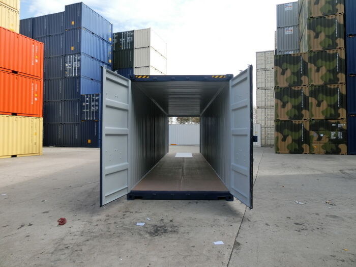 40ft High Cube container met dubbele open deuren