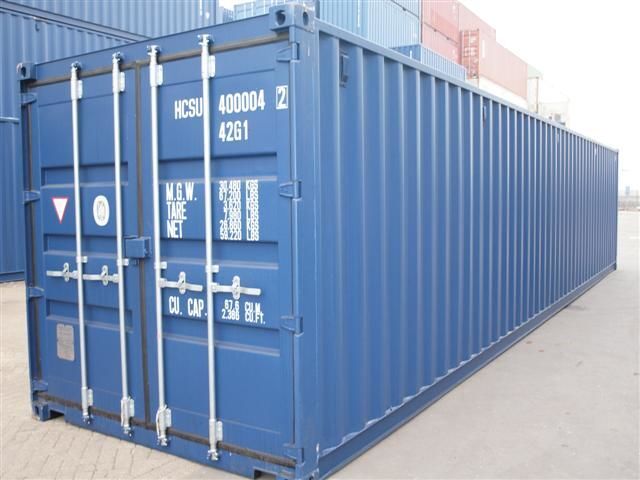 Grote standaard container voor opslag en transport