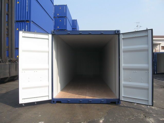Inhoud van de 40ft standaard container