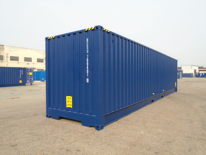 40ft High Cube Open Side container met dichte achterwand