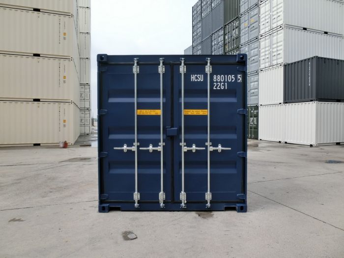 Voorkant 20ft double door container