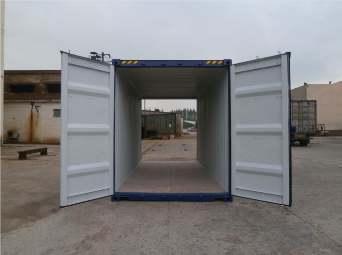 20ft High Cube container double doors geopend